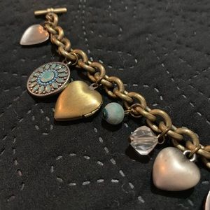 Bracelet with heart locket